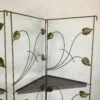Vintage Modern Brass Corner Shelves- A Pair