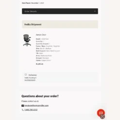 Herman Miller Aeron Chair - Medium B -Othe Furniture Store 1500 1500 frame 0 1016