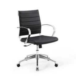 Other Office Chair In Mid Back Black Faux Leather -Othe Furniture Store 1500 1500 frame 0 1089