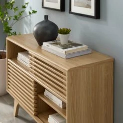 Other Display Stand In Oak Finish W/ Adjustable Shelf -Othe Furniture Store 1500 1500 frame 0 115