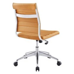 Other Armless Office Chair In Ribbed Vinyl Tan Finish -Othe Furniture Store 1500 1500 frame 0 1153