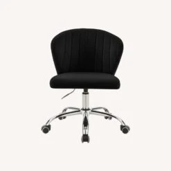 Other Office Chair In Black Velvet W Rich Chrome Base -Othe Furniture Store 1500 1500 frame 0 1197