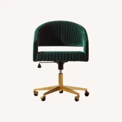 CB2 Channel Green Velvet Office Chair -Othe Furniture Store 1500 1500 frame 0 1230