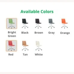 Other Office Chair In Mid Back White Faux Leatherette -Othe Furniture Store 1500 1500 frame 0 1251