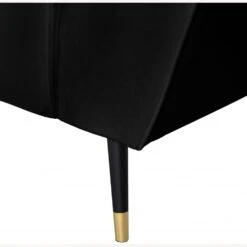 Other Chair In Black Velvet & Black Legs W/ Gold Tips -Othe Furniture Store 1500 1500 frame 0 1266