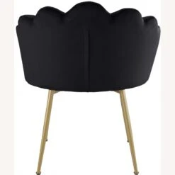 Other Accent Chair In Black Velvet W/ Floral Design -Othe Furniture Store 1500 1500 frame 0 1275