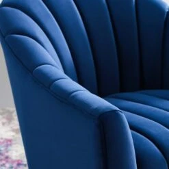 Other Accent Chair Upholstered In Navy Velvet Finish -Othe Furniture Store 1500 1500 frame 0 1304