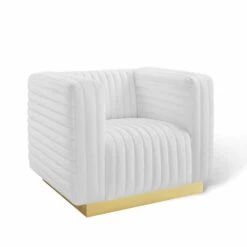 Other Accent Chair In White Velvet & Gold Steel Base -Othe Furniture Store 1500 1500 frame 0 1327
