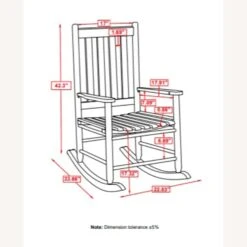 Other Rocking Chair In White W/ Slatted Motif -Othe Furniture Store 1500 1500 frame 0 1346