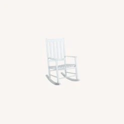 Other Rocking Chair In White W/ Slatted Motif -Othe Furniture Store 1500 1500 frame 0 1348