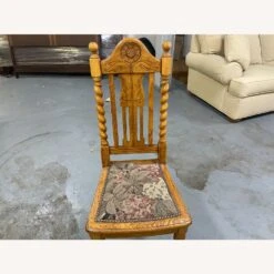 Other Antique Upholstered Wood Carved Chair