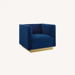Other Accent Chair In Navy Velvet W/ Dense Foam Padding -Othe Furniture Store 1500 1500 frame 0 1371