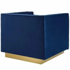 Other Accent Chair In Navy Velvet W/ Dense Foam Padding -Othe Furniture Store 1500 1500 frame 0 1373