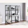 Other Ladder Bookcase In Faux Grey Stone Finish