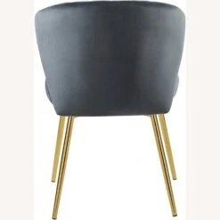 Other Chair In Grey Velvet W/ Channel Tufted Curved Back -Othe Furniture Store 1500 1500 frame 0 1418