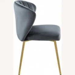 Other Chair In Grey Velvet W/ Channel Tufted Curved Back -Othe Furniture Store 1500 1500 frame 0 1421