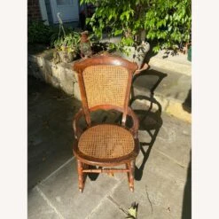 Antique Burl Wood Carved Caned Rocker 14 Antique Burl Wood Carved Caned Rocker -Othe Furniture Store 1500 1500 frame 0 1433