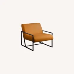Other Accent Chair In Cognac Faux Leather W/ Black Base -Othe Furniture Store 1500 1500 frame 0 1447