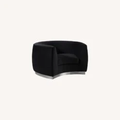 Other Chair In Black Velvet W/ Curved Back Design -Othe Furniture Store 1500 1500 frame 0 1453
