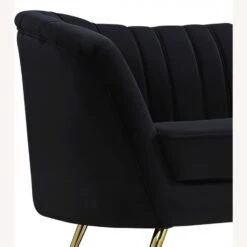 Other Chair In Black Plush Velvet W/ Gold Legs -Othe Furniture Store 1500 1500 frame 0 1477