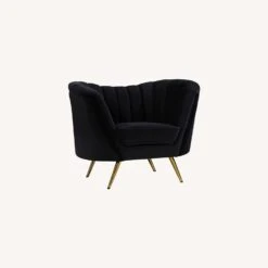 Other Chair In Black Plush Velvet W/ Gold Legs -Othe Furniture Store 1500 1500 frame 0 1480