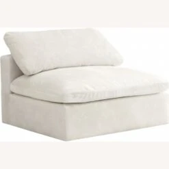 Other Armless Chair In Cream W/Soft Fiber Filled Cushion -Othe Furniture Store 1500 1500 frame 0 1487