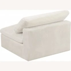 Other Armless Chair In Cream W/Soft Fiber Filled Cushion -Othe Furniture Store 1500 1500 frame 0 1488
