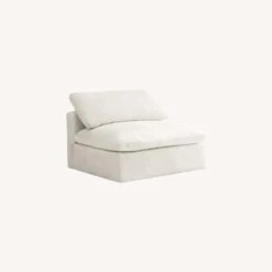 Other Armless Chair In Cream W/Soft Fiber Filled Cushion -Othe Furniture Store 1500 1500 frame 0 1489