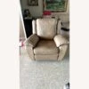 Natuzzi Leather Swivel Rocking Recliner