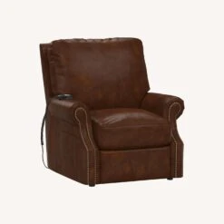 Pottery Barn James Roll Arm Leather Power Lift Recliner -Othe Furniture Store 1500 1500 frame 0 1576