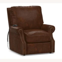 Pottery Barn James Roll Arm Leather Power Lift Recliner -Othe Furniture Store 1500 1500 frame 0 1578