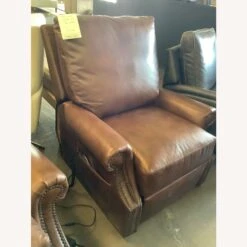 Pottery Barn James Roll Arm Leather Power Lift Recliner -Othe Furniture Store 1500 1500 frame 0 1581