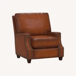 Pottery Barn James Square Arm Leather Recliner -Othe Furniture Store 1500 1500 frame 0 1608