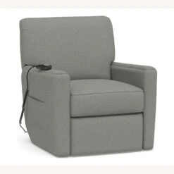 Pottery Barn Irving Square Upholstered Power Lift Recliner