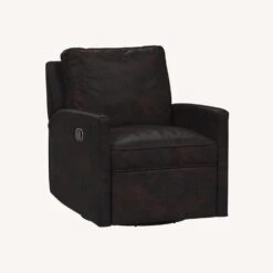 Pottery Barn Tyler Square Arm Leather Swivel Recliner -Othe Furniture Store 1500 1500 frame 0 1708