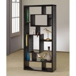 Other Asymmetrical Cube Black Book Case W/ Shelves 7 Other Asymmetrical Cube Black Book Case W/ Shelves -Othe Furniture Store 1500 1500 frame 0 173