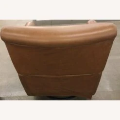 Pottery Barn Irving Roll Arm Leather Grand Swivel Recliner -Othe Furniture Store 1500 1500 frame 0 1752