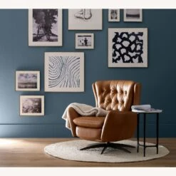 Pottery Barn Wells Leather Swivel Recliner -Othe Furniture Store 1500 1500 frame 0 1905