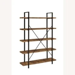 Other Bookcase In Antique Nutmeg Finish W/ 5 Shelves