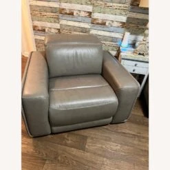 Ashley Furniture Beige Leather Power Recliner -Othe Furniture Store 1500 1500 frame 0 1935