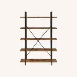 Other Bookcase In Antique Nutmeg Finish W/ 5 Shelves -Othe Furniture Store 1500 1500 frame 0 194