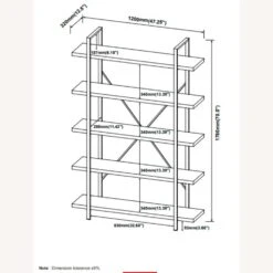 Other Bookcase In Antique Nutmeg Finish W/ 5 Shelves -Othe Furniture Store 1500 1500 frame 0 198