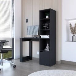 Other Aragon Office Desk -Black -Othe Furniture Store 1500 1500 frame 0 2106