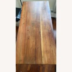 CB2 Modern Wood Iron Desk / Dining Table