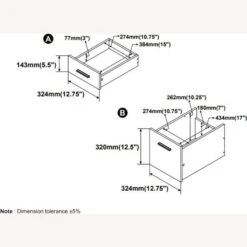 Other Reversible L Desk In Weathered Grey W/ Storage Drawers