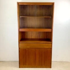 Vintage Modern Teak Bookcase With Display -Othe Furniture Store 1500 1500 frame 0 218