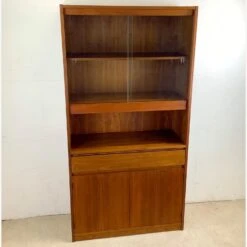 Vintage Modern Teak Bookcase With Display -Othe Furniture Store 1500 1500 frame 0 220