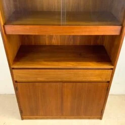 Vintage Modern Teak Bookcase With Display -Othe Furniture Store 1500 1500 frame 0 221