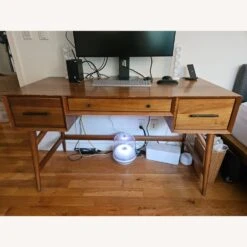 West Elm Mid-Century Desk (52") - Acorn -Othe Furniture Store 1500 1500 frame 0 2225