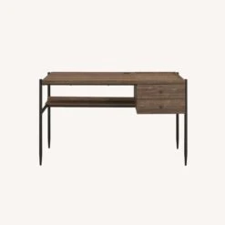 Other Writing Desk In Aged Walnut Finish W/ Outlet -Othe Furniture Store 1500 1500 frame 0 2239